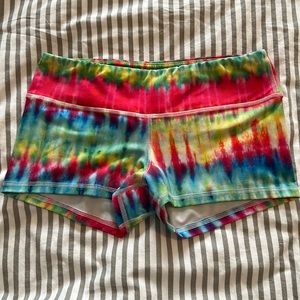 Rainbow tie dye fleos